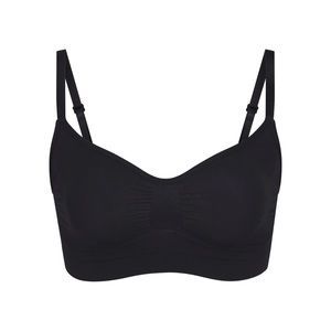 Skims seamless sculpting bralette- black